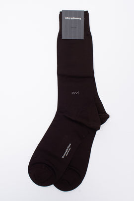 RRP €29 ZEGNA Mid Calf Socks One Size Everyday Triple X Logo Made in Italy