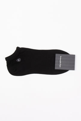 RRP€23 ZEGNA Sneakers Socks 43-46 UK9-12 US10-13 Black Botanic Made in Italy