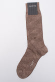 RRP €38 ZEGNA Mid Calf Socks One Size Ray Of Sunshine Melange Effect Coated Logo gallery photo number 1