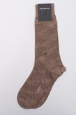 RRP €38 ZEGNA Mid Calf Socks One Size Ray Of Sunshine Melange Effect Coated Logo gallery photo number 2