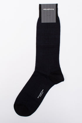 RRP€29 ZEGNA Mid Calf Sneakers Socks One Size Chequered Logo Made in Italy gallery photo number 1