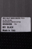 RRP€29 ZEGNA Mid Calf Socks EU43-46 UK9-12 US10-13 Micro Pois Made in Italy gallery photo number 4