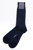 RRP €29 ZEGNA Mid Calf Socks Heritage One Size Pinstripe Logo Made in Italy gallery photo number 2