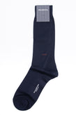 RRP€29 ZEGNA Everyday Mid Calf Socks One Size Triple X Logo Made in Italy gallery photo number 1