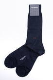 RRP€29 ZEGNA Everyday Mid Calf Socks One Size Triple X Logo Made in Italy gallery photo number 2