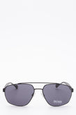 RRP€215 BOSS HUGO BOSS 1118/S Geometric Pilot Sunglasses Optyl Matte Frame Logo gallery photo number 1