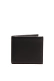 8 Bifold Wallet Black PU Leather Grainy Panel Coin Pocket gallery photo number 1