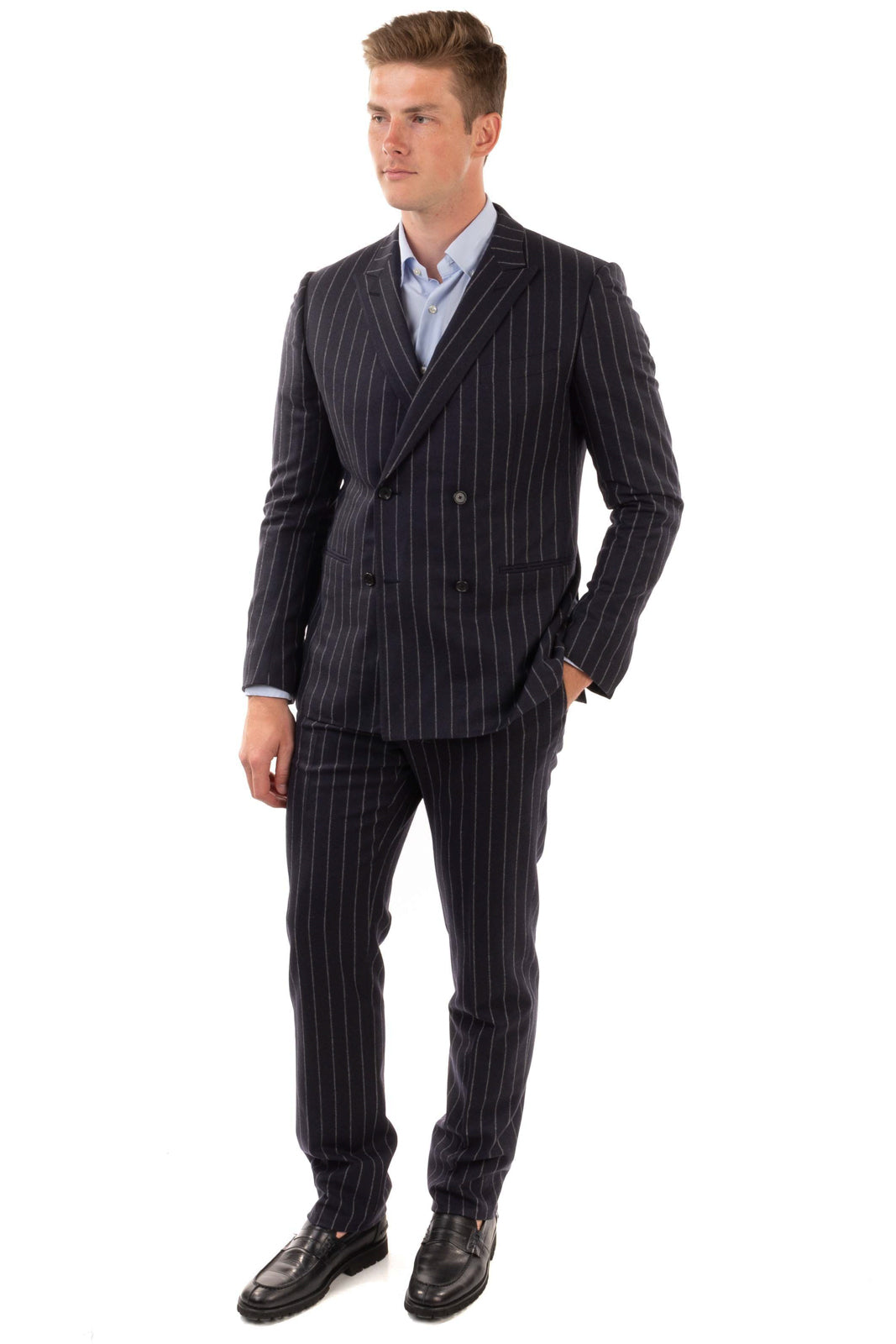 RRP €1255 RAFFAELE CARUSO SARTORIA PARMA Suit Size IT 52 XL Cashmere Angora Wool gallery main photo