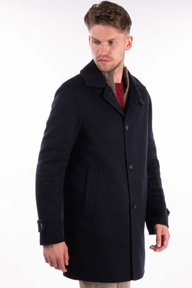 RRP €1970 MALO 100% Cashmere Coat Size IT 54 / M Single Breasted Made in Italy gallery photo number 5