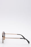 RRP€215 EYEWEAR By DAVID BECKHAM Round Pilot Sunglasses Marble Effect Tips gallery photo number 3