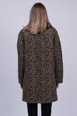 RRP€325 LIU JO Overcoat US4 IT40 S Wool Blend Leopard Pattern Double Breasted gallery photo number 5