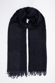 RRP€320 MALO Wool Large Shawl Wrap Scarf Herringbone Pattern Made in Italy gallery photo number 1