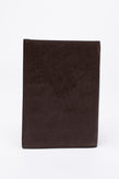 RRP €210 ROBERTO CAVALLI Crumpled Leather Bifold Wallet Brown Card Pockets gallery photo number 3