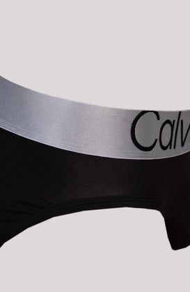 CALVIN KLEIN 2 PACK Briefs Size S Two Tone Elastic Branded Waistband gallery photo number 6