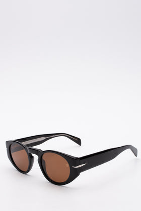 RRP€280 EYEWEAR By DAVID BECKHAM Keyhole Oval Butterfly Sunglasses Glossy Frame gallery photo number 2