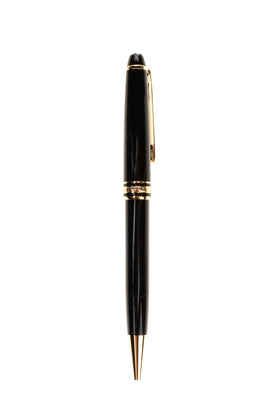 RRP €440 MONTBLANC Meisterstuck Classic Sidecar Ballpoint Pen Gold Plated Logo gallery photo number 3