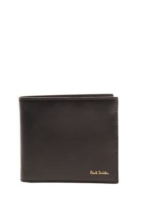 RRP €330 PAUL SMITH Leather Bifold Wallet Printed Inside Card Pockets gallery photo number 2