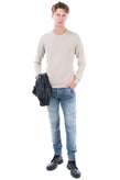 DANIELE ALESSANDRINI Jumper Size IT 50 Thin Knit Long Sleeve Crew Neck gallery photo number 1