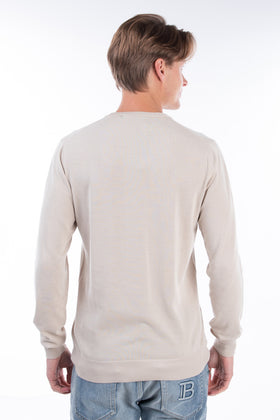 DANIELE ALESSANDRINI Jumper Size IT 50 Thin Knit Long Sleeve Crew Neck gallery photo number 3