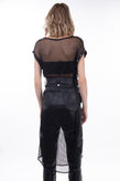 RRP €920 BEN TAVERNITI UNRAVEL PROJECT Leather Lace Up Corset Belt One Size gallery photo number 4