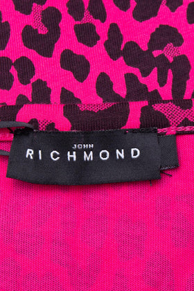 RRP €125 JOHN RICHMOND Vest Dress Size 12Y Leopard Pattern Coated Logo Crew Neck gallery photo number 3