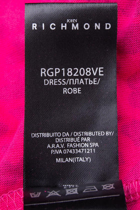 RRP €125 JOHN RICHMOND Vest Dress Size 12Y Leopard Pattern Coated Logo Crew Neck gallery photo number 5