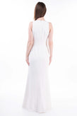 RRP €835 BADGLEY MISCHKA Flounce Wedding Dress Size US 6 / M Ruffle Bow Lined gallery photo number 5