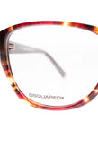 RRP €190 DSQUARED2 Butterfly Optical Frame Clear Glasses Tortoise Shell Pattern gallery photo number 5