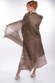 RRP €540 KOLOR Cashmere & Silk Large Shawl/Wrap Scarf Fringe Edges Made in Japan gallery photo number 1