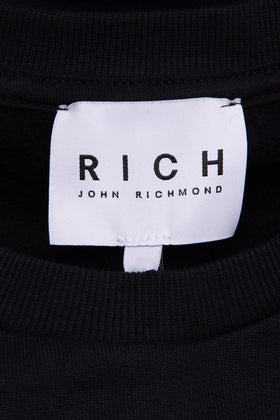 RICH JOHN RICHMOND Sweatshirt Size L 'ACE OF SPADES LOSER' Crew Neck RRP €250 gallery photo number 7
