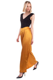 RRP €405 ARJE Satin Trousers Size S Stretch High Waist Wide Leg Made in Italy gallery photo number 1
