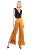 RRP €405 ARJE Satin Trousers Size S Stretch High Waist Wide Leg Made in Italy gallery photo number 2