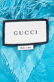 GUCCI Kaftan Style Dress Size IT 44 / L Silk Blend Fringe Plunge Neck RRP €9790 gallery photo number 8