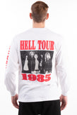 GUNS N' ROSES Unisex T-Shirt Top Size XL Coated 'HELL TOUR 1985' Long Sleeve gallery photo number 8