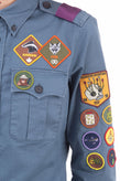 RRP €560 DSQUARED2 Shirt Size IT 42 / M Scout Patches Garment Dy Long Sleeve gallery photo number 6