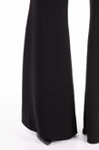 RRP €1170 ROSETTA GETTY Crepe Trousers Size US 6 S-M Wool Blend Black Flared Leg gallery photo number 3