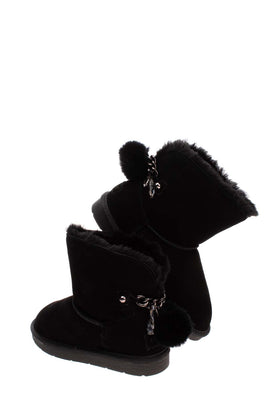 RRP €135 CAFENOIR Suede Leather Winter Boots EU 40 UK 7 US 10 Faux Fur Lined gallery photo number 1
