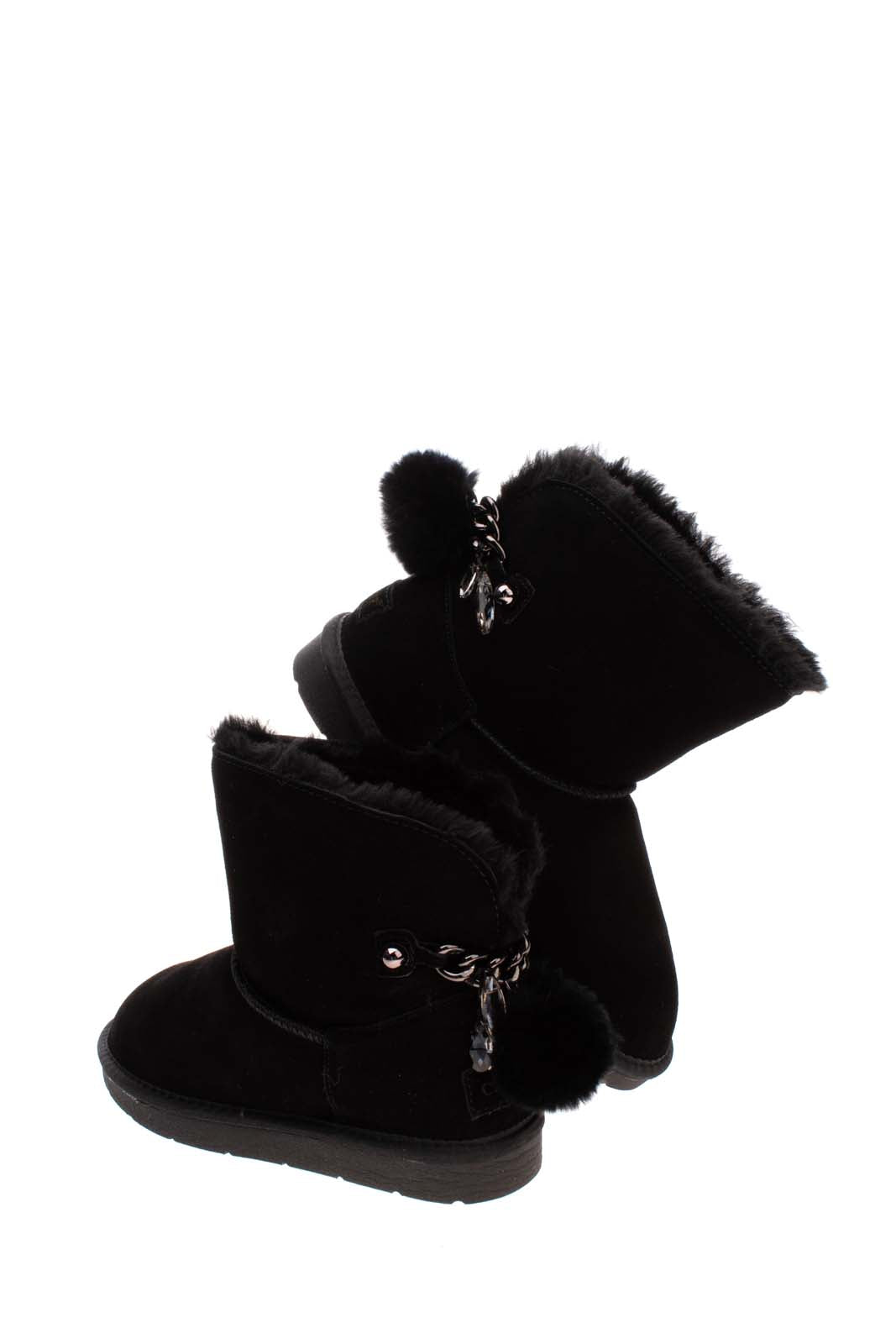 RRP €135 CAFENOIR Suede Leather Winter Boots EU 40 UK 7 US 10 Faux Fur Lined gallery main photo