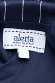 ALETTA Sweat Blazer Jacket Size 6M / 68CM Striped Single-Breasted Made in Italy gallery photo number 5