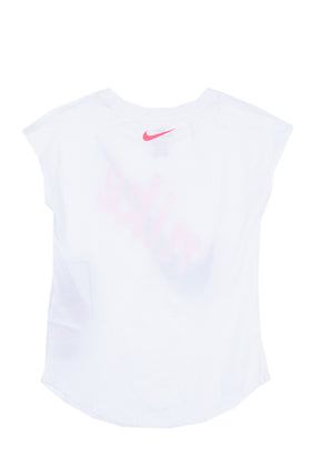 NIKE T-Shirt Top Size 4-5Y / 104-110CM Coated Logo Cap Sleeve Round Neck gallery photo number 3