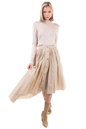 RRP€425 J.W.ANDERSON Unisex Asymmetric Skirt Size UK 12 / L Button Front Pleated gallery photo number 2