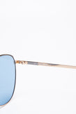 RRP €145 LOVE MOSCHINO MOL011/S Pilot Sunglasses Tinted Blue Lenses Logo Sides gallery photo number 8