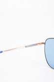 RRP €145 LOVE MOSCHINO MOL011/S Pilot Sunglasses Tinted Blue Lenses Logo Sides gallery photo number 6