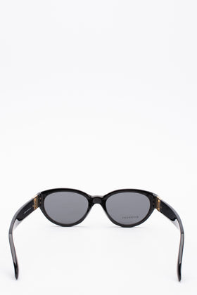 RRP €350 GIVENCHY GV 7143/S Butterfly Sunglasses Glossy Black Frame 4G Logo gallery photo number 4