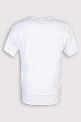RRP€120 BIKKEMBERGS T-Shirt Top US34-36 EU50-52 L Glued Logo Houndstooth Back