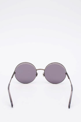 RRP €380 BOTTEGA VENETA Round Sunglasses HANDCRAFTED Lenses By Zeiss Intrecciato gallery photo number 4