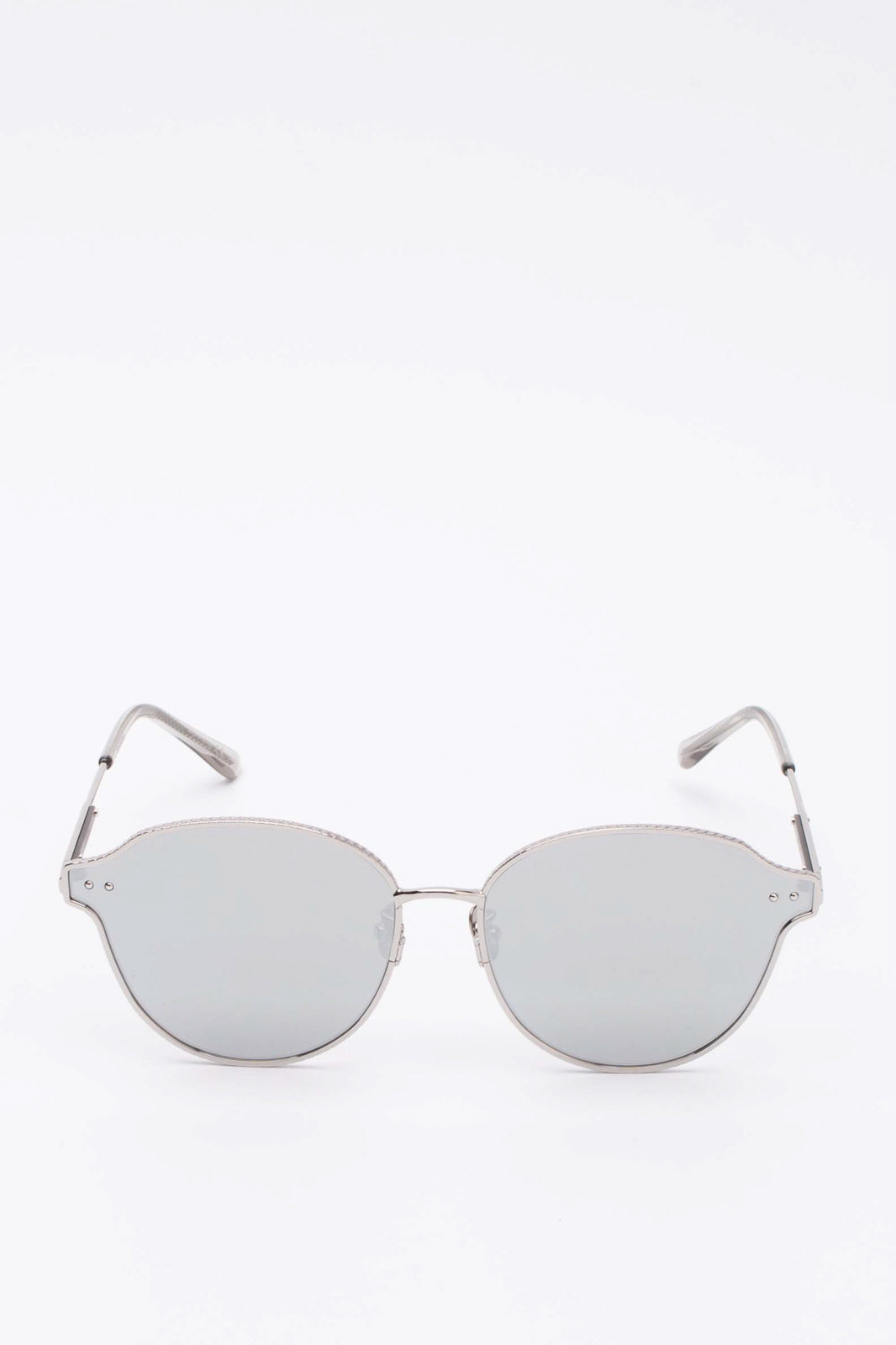 RRP€370 BOTTEGA VENETA Butterfly Sunglasses Mirrored ZEISS HANDCRAFTED in Japan gallery main photo