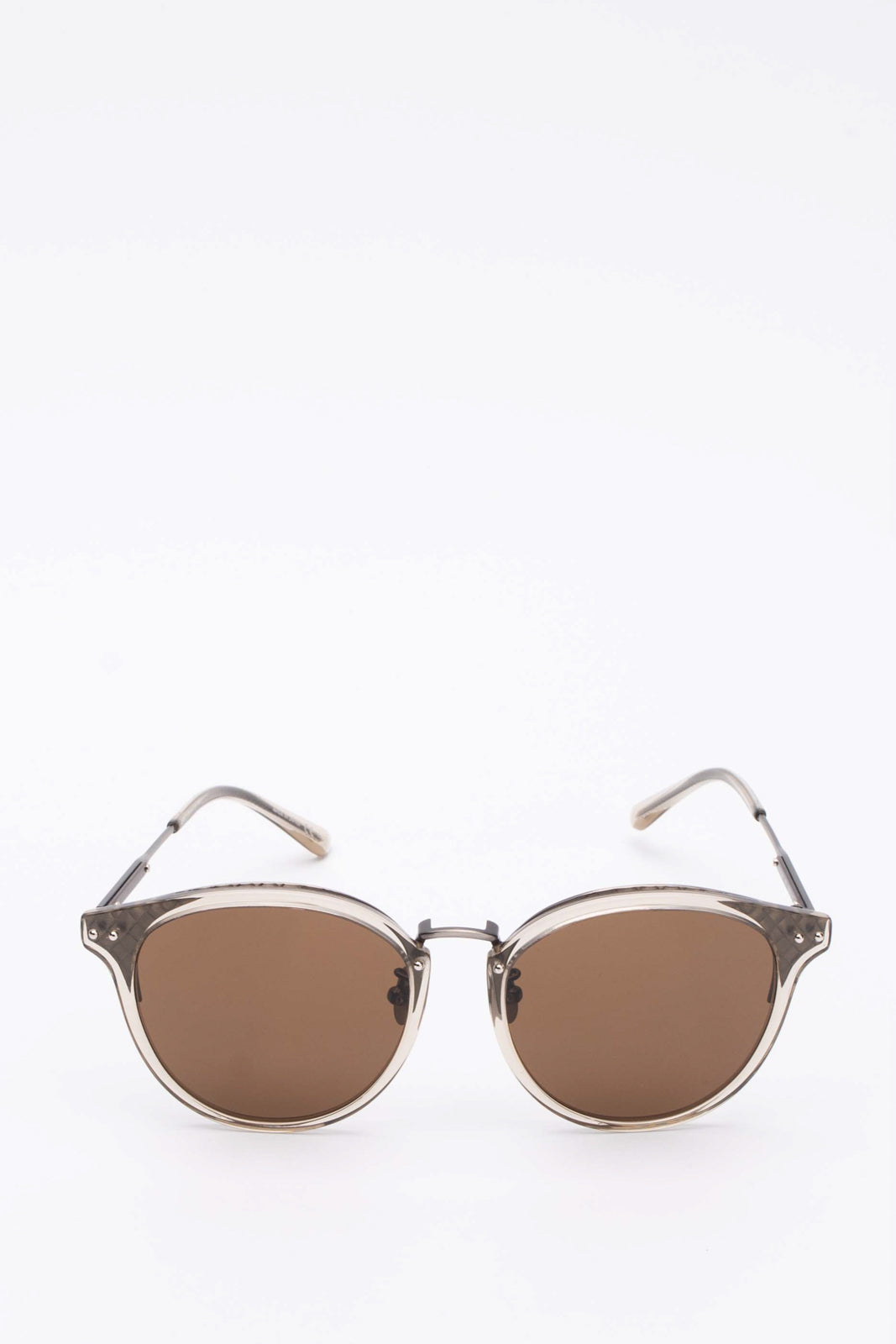 RRP€390 BOTTEGA VENETA Round Butterfly Sunglasses ZEISS HANDCRAFTED in Japan gallery main photo