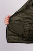 JOHN RICHMOND Quilted Jacket US40 IT54 L Padded Logo Print Full Zip Hooded gallery photo number 8