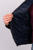 JOHN RICHMOND Quilted Jacket US40 IT54 L Padded Logo Print Full Zip Hooded gallery photo number 7